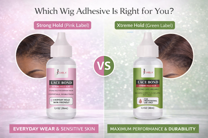 J.AMILA® Lace Bond Xtreme Hold Glue | Invisible, Non-Toxic Professional Wig Adhesive – 1.3 oz (38 ml)