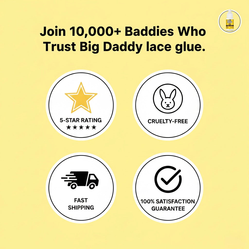 Big Daddy™ Lace Glue Extreme Hold Invisible Lace Adhesive (Waterproof &amp; Sweat-Resistant)