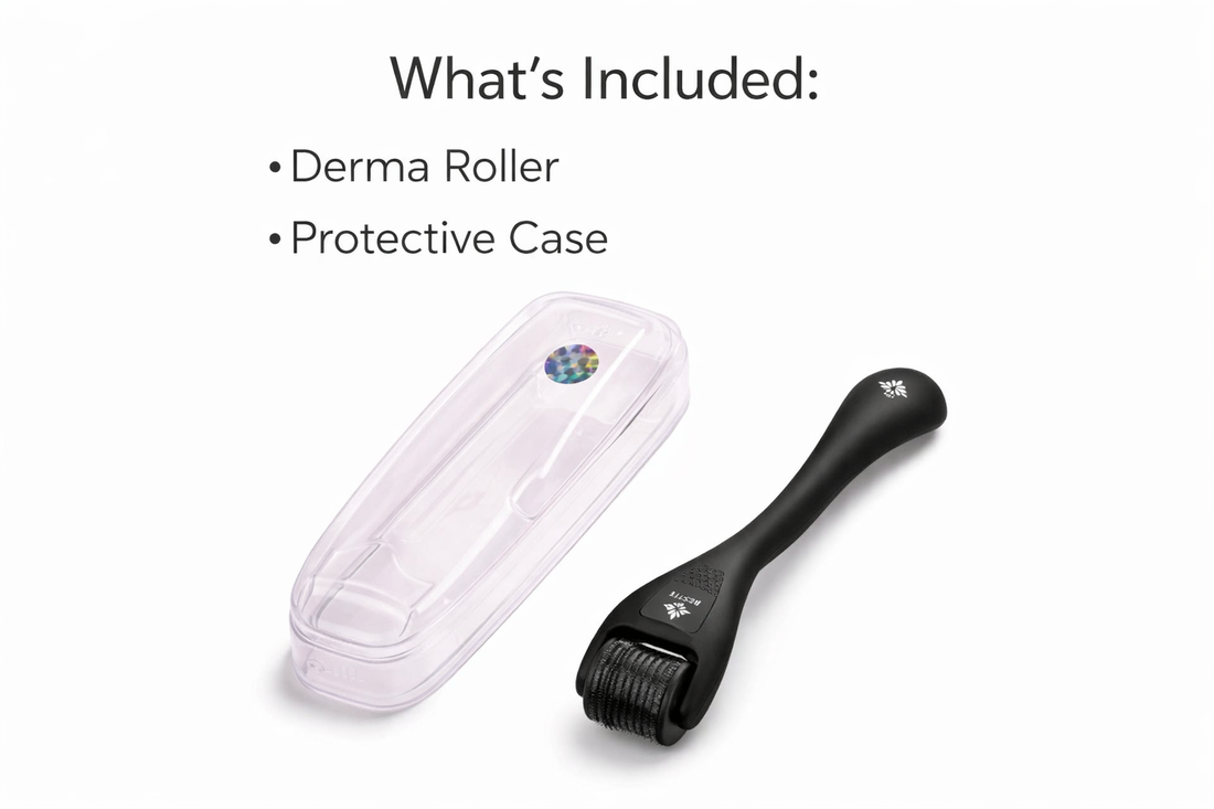 BESTIE Beauty Derma Roller for Edges &amp; Hairline – Supports Fuller-Looking Edges, At-Home Edge Care Tool
