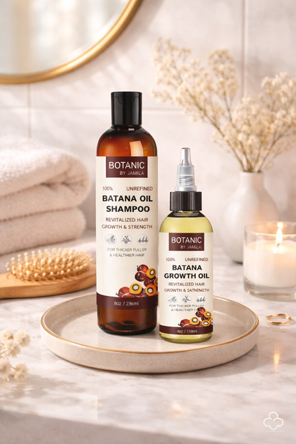 Botanic Hair Care. 100% Unrefined Scalp &amp; Growth Treatment Bundle