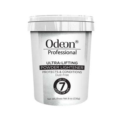 Odeon® Professional Ultra-Lifting Powder Lightener – Dust-Free Bleach, Up to 7 Levels of Lift (4 Oz)