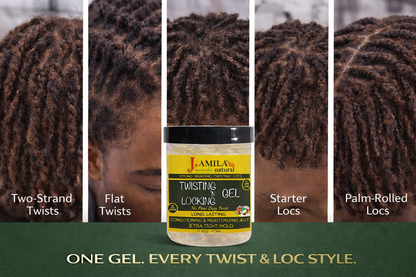 Jamila Natural Award-Winning– Xtra Hold Twisting ‘N Locking Gel (16oz / 473ml)