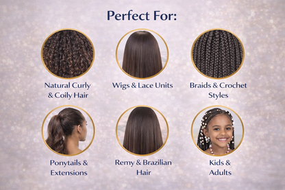 J. AMILA Natural Leave-In Conditioner &amp; Detangler with Vitamin E &amp; Coconut Oil – Heat &amp; UV Protection for Natural, Wigs, Braids &amp; Synthetic Hair (8 oz)