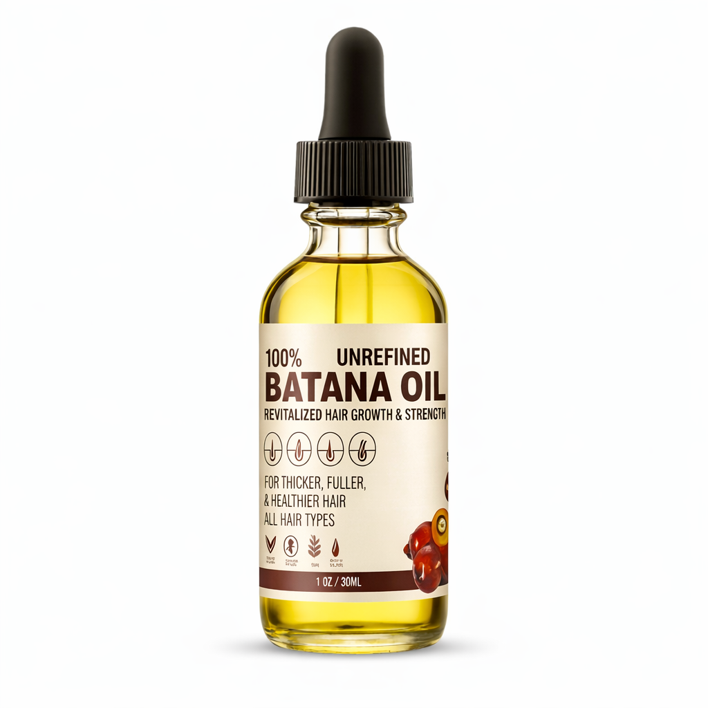 Botanic by jamila 100% Unrefined Batana Oil Hair Growth &amp; Scalp Treatment (1oz / 30ml)