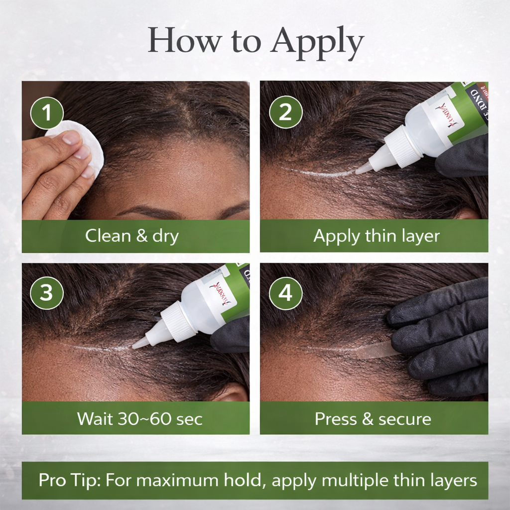 J.AMILA® Lace Bond Xtreme Hold Glue | Invisible, Non-Toxic Professional Wig Adhesive – 1.3 oz (38 ml)