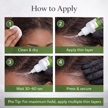 J.AMILA® Lace Bond Xtreme Hold Glue | Invisible, Non-Toxic Professional Wig Adhesive – 1.3 oz (38 ml)