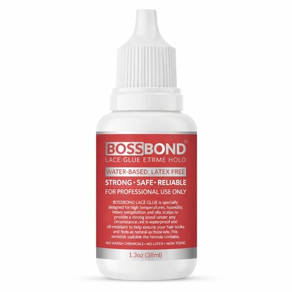 BossBond Lace Glue Extra Hold Water-Based, Latex-Free Wig &amp; Lace Adhesive 1.3 Oz