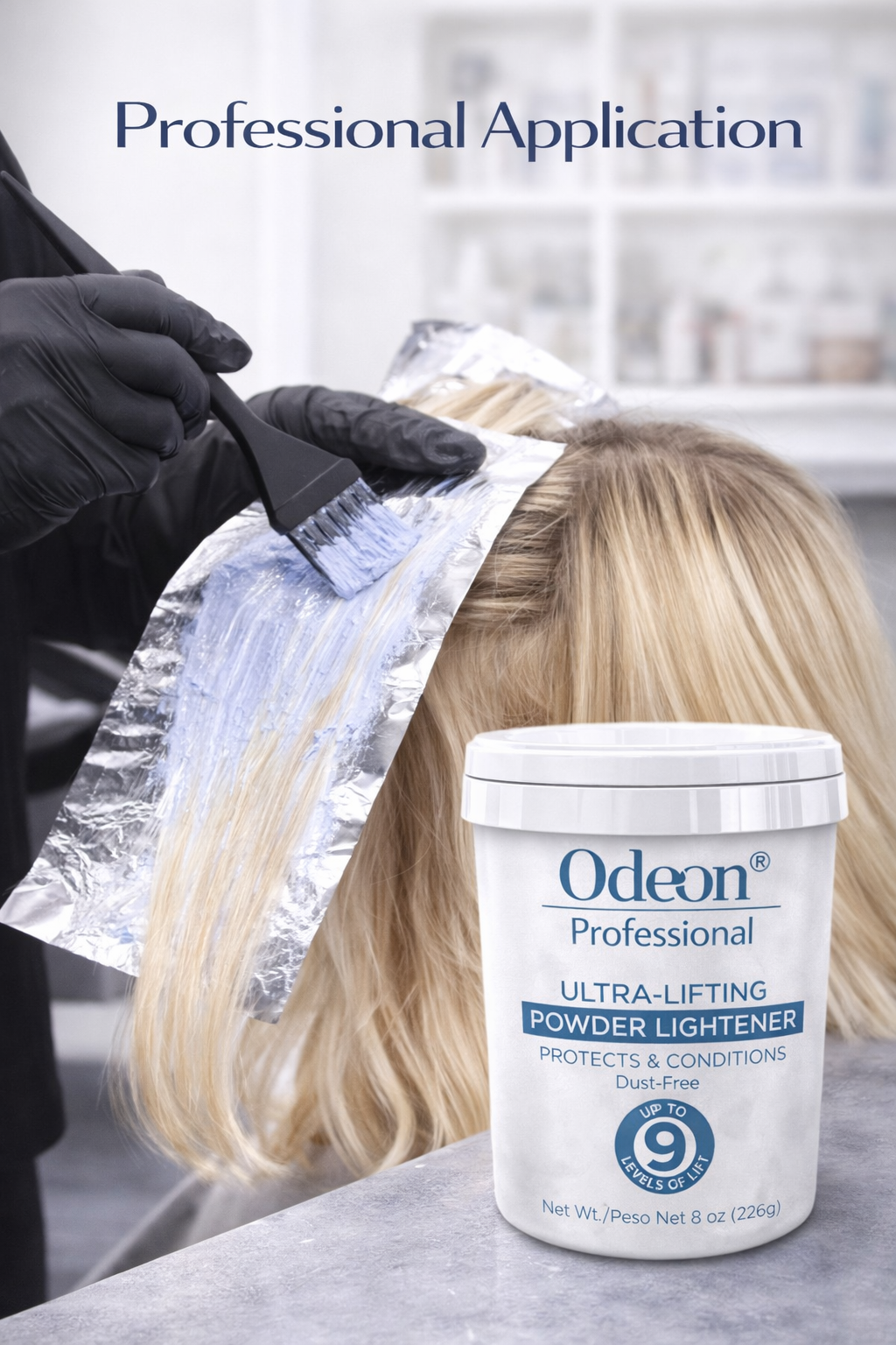 Odeon Professional Ultra-Lifting Powder Lightener up to 9 Levels 8oz (226g)