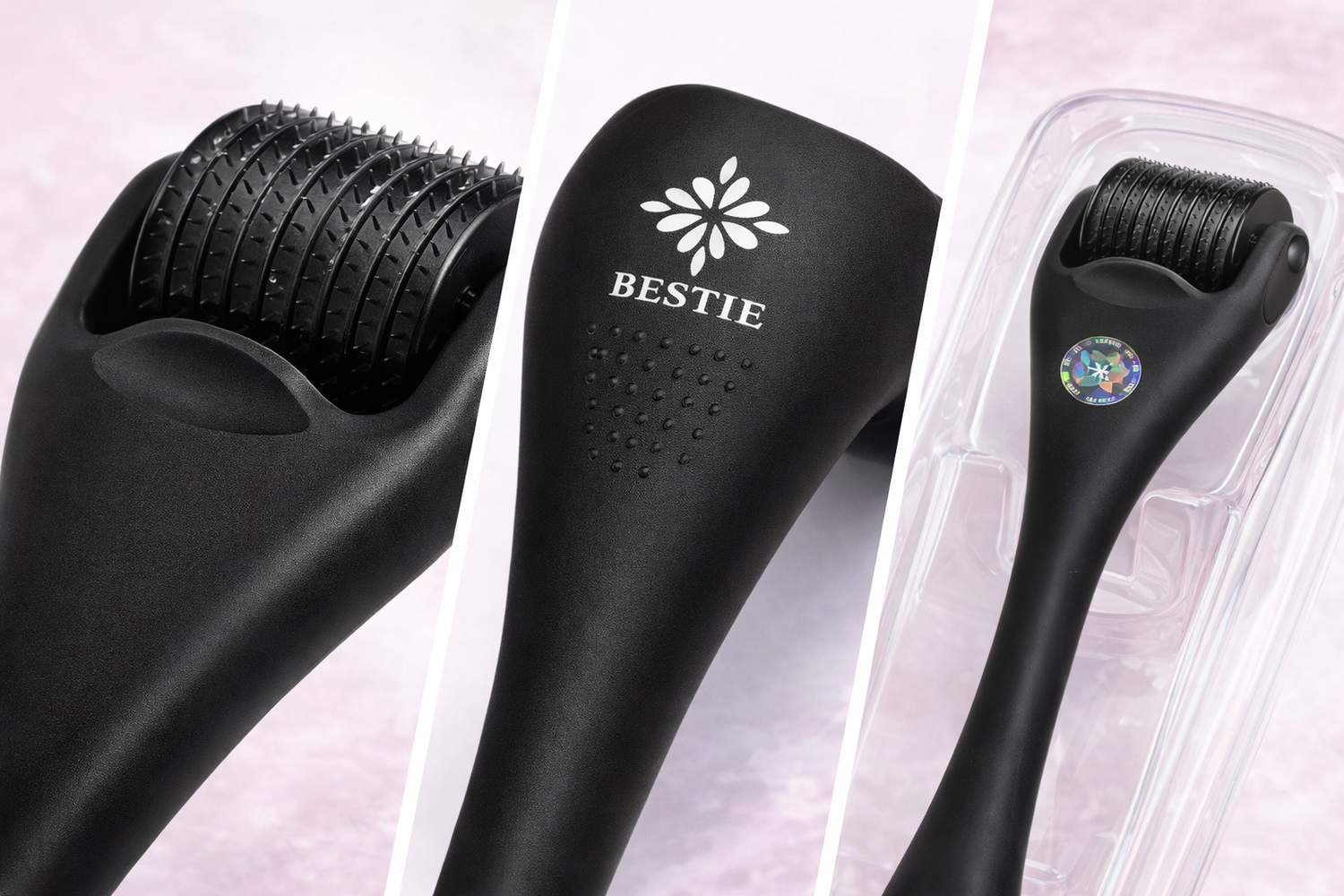 BESTIE Beauty Derma Roller for Edges &amp; Hairline – Supports Fuller-Looking Edges, At-Home Edge Care Tool