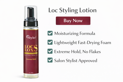 Stylo™ Locs Lox Moisturizing Hair Foaming Lotion Extreme Hold – 8oz / 240 mL