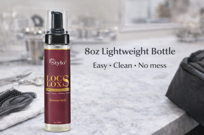 Stylo™ Locs Lox Moisturizing Hair Foaming Lotion Extreme Hold – 8oz / 240 mL