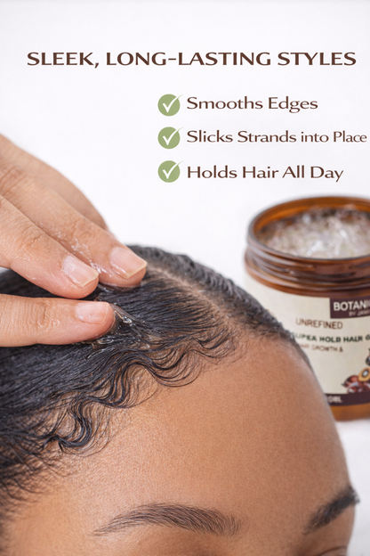 Botanic by J.Amila Batana Super Hold Hair Gel – Strong Hold, No Flakes (16oz)