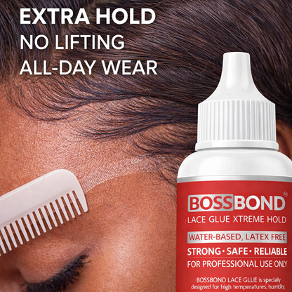 BossBond Lace Glue Extra Hold &amp; Xtreme Hold 1.3oz (2 Pack)