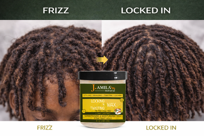 Jamila Natural Award-Winning– Xtra Tight Hold Twisting ‘N Locking Wax (8oz / 240ml)