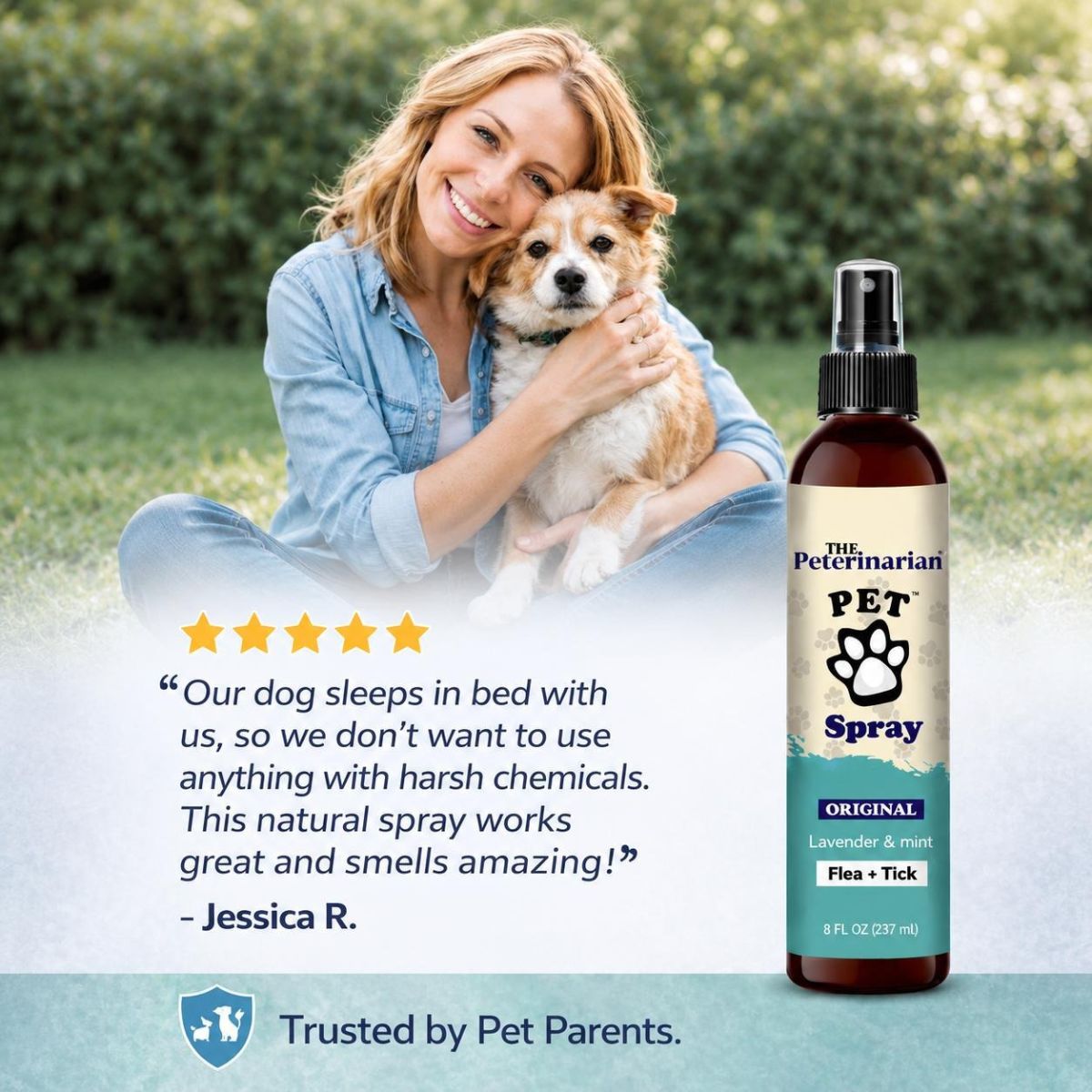 The PetErinarian™ Natural Flea &amp; Tick Spray – Lavender &amp; Mint 8oz