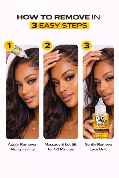 Big Daddy™ Lace Glue Release Remover Gentle Yet Effective Lace Adhesive Remover (1 fl oz / 30 mL)