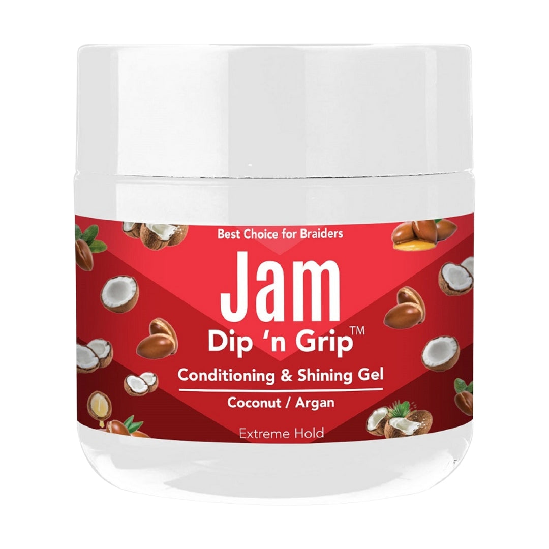 Jam Dip N Grip Coconut/Argan Oil Shining Gel (4oz)