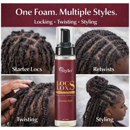 Stylo™ Locs Lox Moisturizing Hair Foaming Lotion Extreme Hold – 8oz / 240 mL