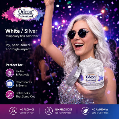 Odeon Professional Blonde Hair Color Wax – Temporary Hair Dye for Women &amp; Men | Washable, Natural Formula, Easy Styling (4.23oz)