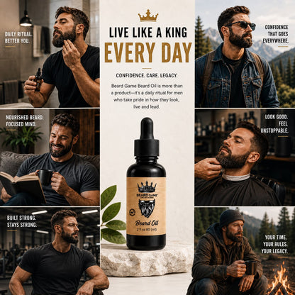 Beard Game Premium Beard Oil | Soft, Healthy &amp; Well-Groomed Beard