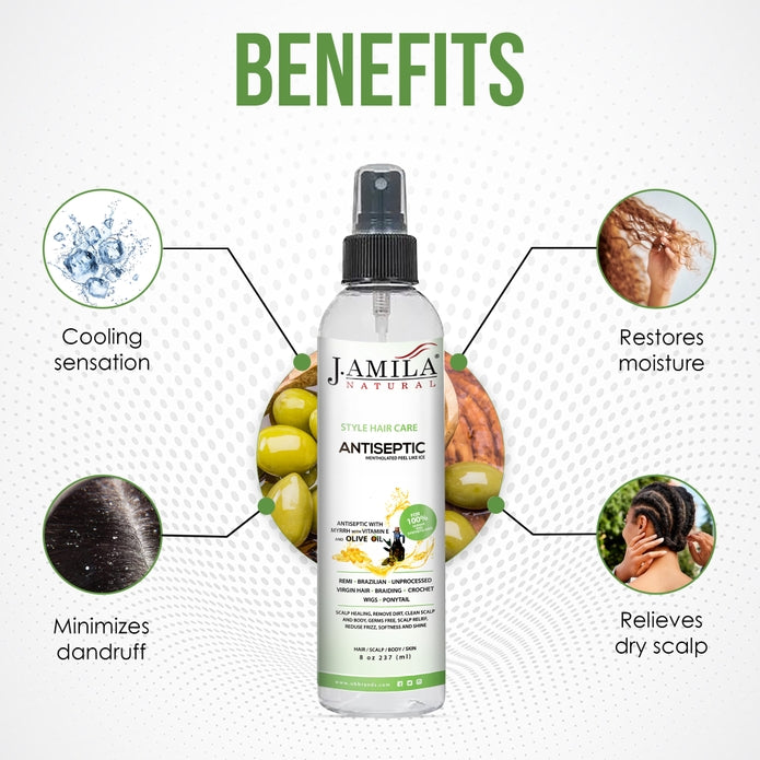 J. AMILA Natural Antiseptic Olive Oil (8oz)