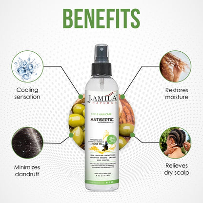 J. AMILA Natural Antiseptic Olive Oil (8oz)