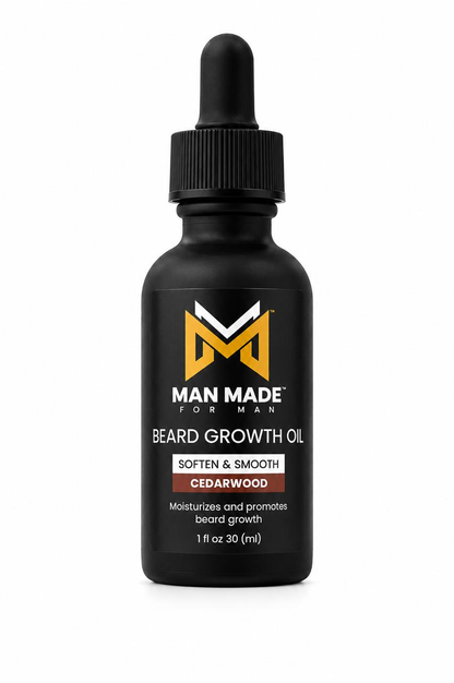 Man Made Cedarwood Beard Growth Oil | Soften, Condition &amp; Nourish
