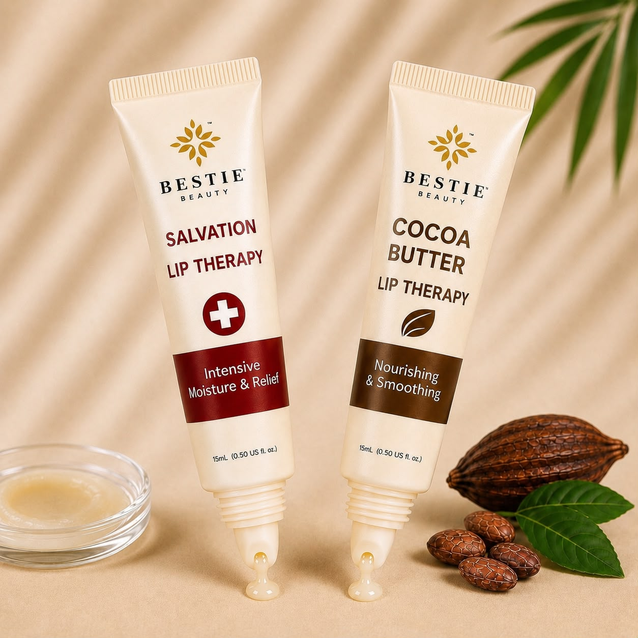 Bestie Beauty Salvation &amp; Cocoa Butter Lip Therapy Duo